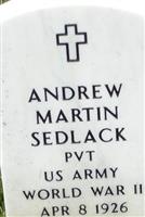 Pvt Andrew Martin Sedlack
