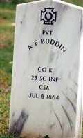 Pvt Archibald F Buddin
