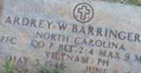 Pvt Ardrey Watts Barringer, Jr Pvt Ardrey Watts Barringer, Jr