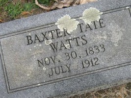 Pvt Baxter Tate Watts