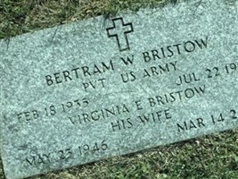 Pvt Bertram W Bristow Pvt Bertram W Bristow