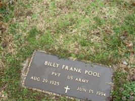 Pvt Billy Frank Pool
