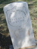 Pvt Cassius M. Humphries Pvt Cassius M. Humphries
