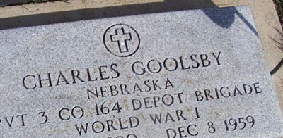 Pvt Charles Goolsby Pvt Charles Goolsby