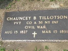 Pvt Chauncey B. Tillotson