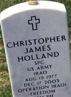 Pvt Christopher James Holland