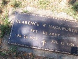 Pvt Clarence W Hackworth Pvt Clarence W Hackworth