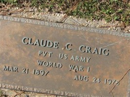 Pvt Claude C. Craig Pvt Claude C. Craig