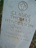 Pvt Claude Thomas Henderson