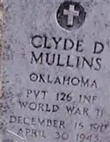 Pvt Clyde D. Mullins