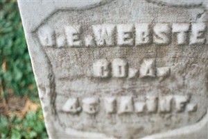 Pvt Daniel E. Webster