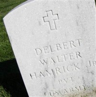 Pvt Delbert Walter Hamrick, Jr Pvt Delbert Walter Hamrick, Jr