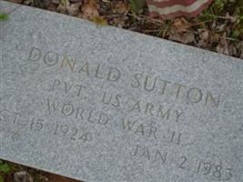 Pvt Donald Sutton