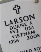 Pvt Duane Allen Larson Pvt Duane Allen Larson