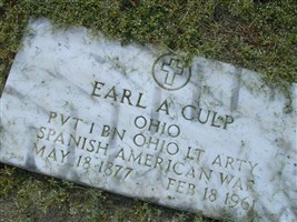Pvt Earl A Culp Pvt Earl A Culp