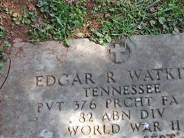 Pvt Edgar R Watkins Pvt Edgar R Watkins
