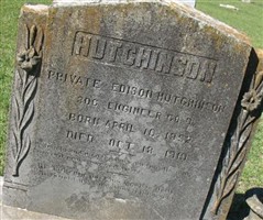 Pvt Edison Hutchinson