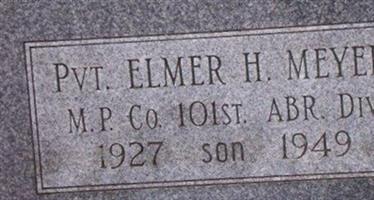 Pvt Elmer Henry Meyer
