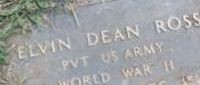Pvt Elvin Dean Ross Pvt Elvin Dean Ross