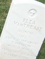 Pvt Elza Vantrease