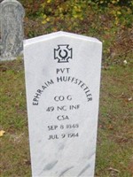 Pvt Ephraim Huffstetler Pvt Ephraim Huffstetler