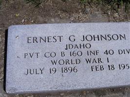 Pvt Ernest Gregory Johnson