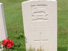 Pvt F. Clarkson Pvt F. Clarkson