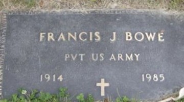 Pvt Francis P. Bowe