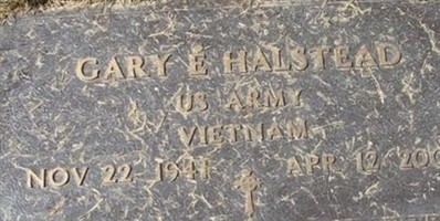 Pvt Gary Edward Halstead Pvt Gary Edward Halstead
