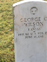 Pvt George C. Wilson Pvt George C. Wilson