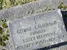Pvt George Cavanagh Pvt George Cavanagh