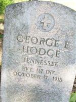 Pvt George E. Hodge