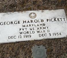 Pvt George Harold Pickett