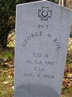 Pvt George W Roe