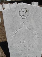 Pvt Gilbert Watson Pvt Gilbert Watson