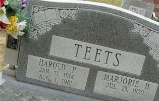 Pvt Harold Preston Teets