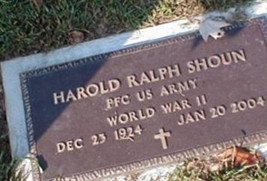 Pvt Harold Ralph Shoun Pvt Harold Ralph Shoun