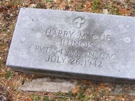 Pvt Harry M Cue Pvt Harry M Cue