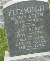 Pvt Henry Stith Fitzhugh Pvt Henry Stith Fitzhugh