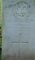 Pvt J Simons