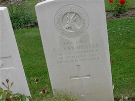 Pvt Jacobus Johannes Van Niekirk