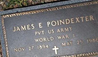 Pvt James "Emitt" Poindexter Pvt James "Emitt" Poindexter