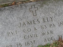 Pvt James H Ely
