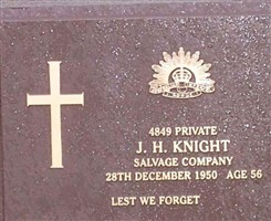 Pvt James Harkness Knight