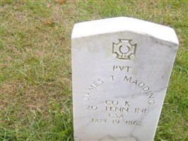Pvt James T. Madding Pvt James T. Madding