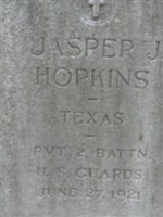 Pvt Jasper J. Hopkins