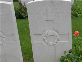 Pvt J D Rae
