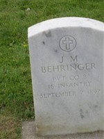 Pvt J. M. Behringer Pvt J. M. Behringer