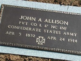Pvt John Alphonzo Allison