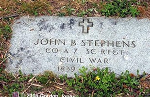 Pvt John B. Stephens Pvt John B. Stephens